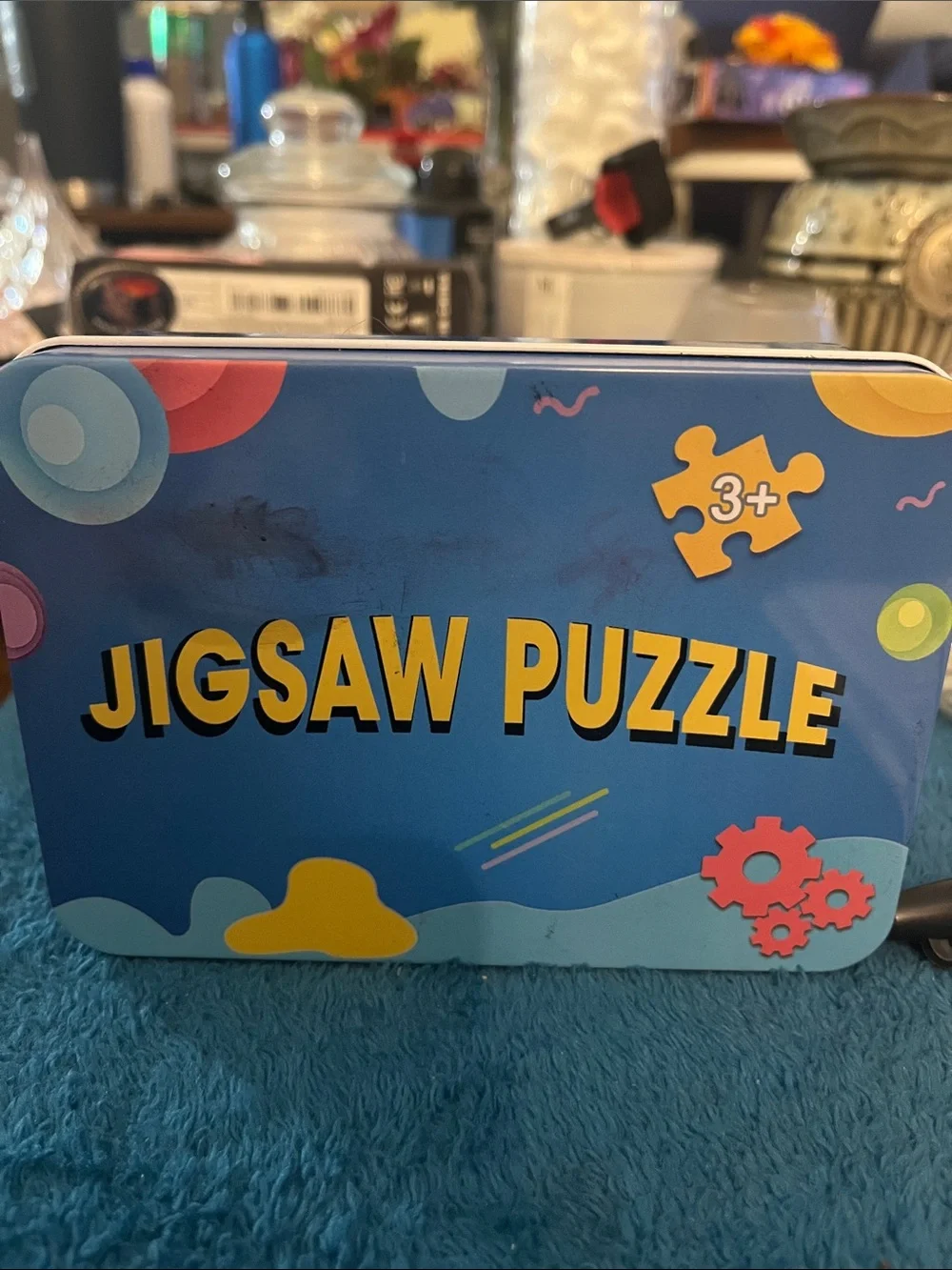 Lelemon Blue Jigsaw Puzzle Tin for 3+ 030